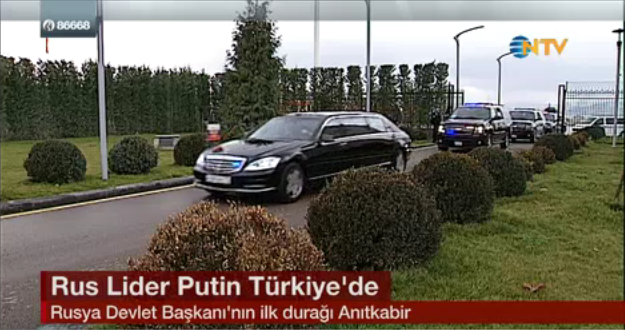 Rusya Devlet Başkanı Vladimir Putin'in Esenboğa Havalimanı'ndan ayrılışı sırasında yoğun güvenlik önlemleri dikkatlerden kaçmadı. jpg