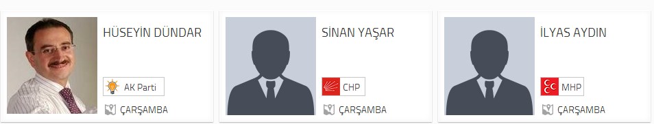 Samsun Çarşamba Belediye Başkan adayları