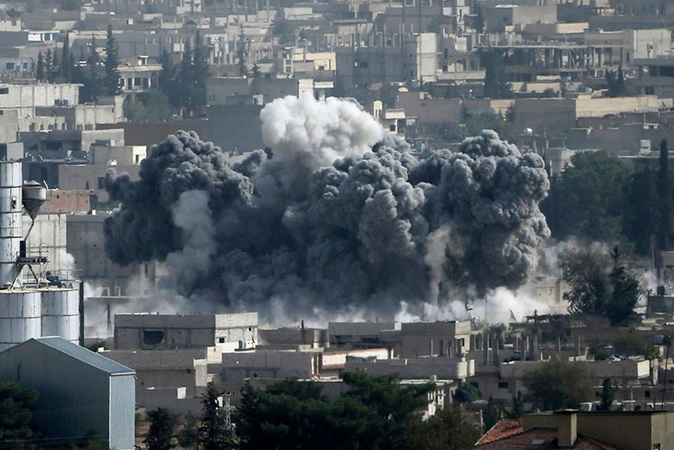 IŞİD ile PYD arasında süren çatışmalar Suruç'tan izlenebiliyor.jpg