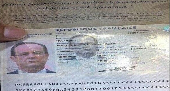 françois hollande pasaport