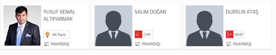 Pınarbaşı Belediye Başkan adayları