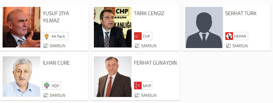 Samsun Büyükşehir Belediye Başkan adayları