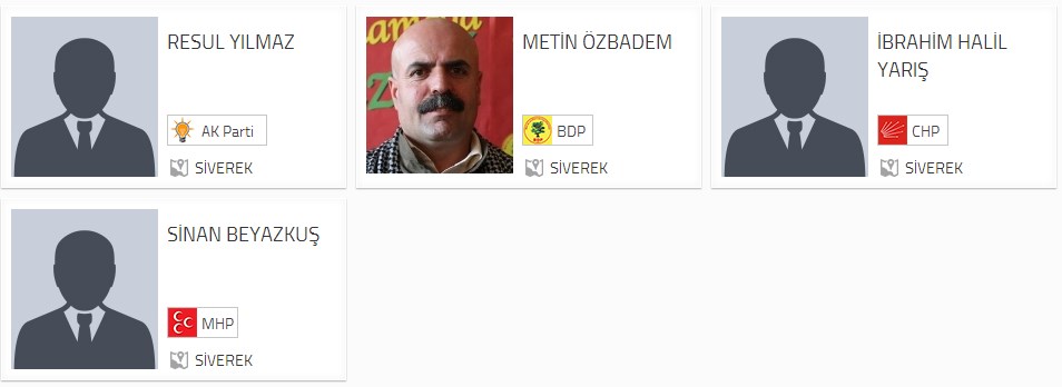 Siverek Belediye Başkan adayları