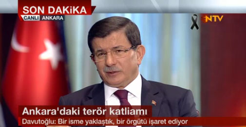Başbakan Ahmet Davutoğlu Ankara saldırı hangi örgütün işi sorusuna yanıt verdi.